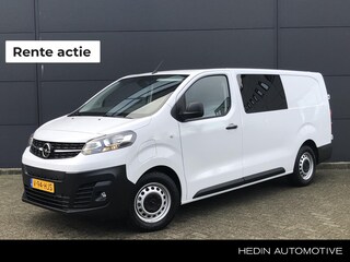 Opel Vivaro Electric L3 50 kWh Dubbele Cabine 6-Pers. | Navigatie | Cruise control | Carplay | Bluetooth | Regensensor | Laadruimte Betimmering | PDC