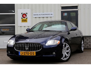 Maserati Quattroporte 4.7 S 432PK ZF*Perfect Onderh.*Schuifdak/Bose/Cruise-Control/Memorie/Xenon/Leder/Navi/Parkeersens.V+A/19 inch LM*