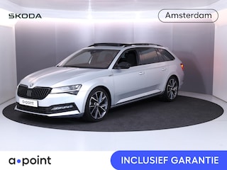 Skoda Superb Combi 1.5 TSI ACT Sportline Business 150 pk Automaat (DSG) | Navigatie | Panoramadak | Parkeersensoren | Achteruitrijcamera | Adaptieve cruise control | Stoelverwarming V+A |