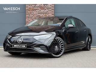 Mercedes-Benz EQE 300 AMG Line 89 kWh | Hyperscreen | Airmatic | Distronic+ | Memory | Burmester | Panoramadak | Digital Light | Surround Camera | Keyless Go | Augmented Reality | Warmtepomp |