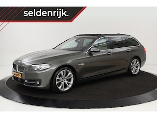 BMW 5-serie Touring 520d High Executive | Panoramadak | Adaptive cruise | Leder | Head-up | Stoelverwarming | Navigatie | Massage | Climate control