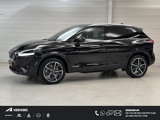 Nissan Qashqai 1.5 e-Power Tekna / Dakrails / Panorama dak / Rondomzichtcamera / Navigatiesysteem full map / Parkeersensoren voor + achter / Lichtmetalen velgen 19" / Draadloze telefoonlader / Apple Car Play & Android Auto / Automatische airco