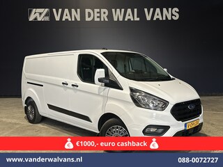 Ford Transit Custom 2.0 TDCI 130pk L2H1 Euro6 ** Airco | LED | Cruisecontrol | Verwarmde voorruit | Parkeersensoren Bijrijdersbank, 2800kg trekvermogen