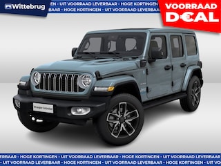 Jeep Wrangler Unlimited 4xe 380 Sahara 20 INCH - SOFTTOP -  DIRECT LEVERBAAR - NL AUTO