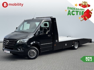 Mercedes-Benz Sprinter 519 CDI Tijhof AluLiner Luchtvering+TA35-ANN Aanhanger 3.500kg Autotransporter/ Oprijwagen | Leer | Lier | 3-Zitplaatsen | Apple CarPlay | DAB | Adaptive Cruise Control | Navigatie | Trekhaak