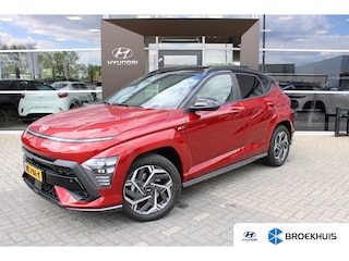 Hyundai Kona 1.6 GDI HEV N Line Sky | DEMO | Open dak | 360 Graden camera | Elektrisch bedienbare voorstoelen | N-Line interieur/exterieur | | Achterbank in delen neerklapbaar | Achterruitverwarming | Achterstoelen verwarmd