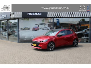 Mazda 2 1.5 SkyActiv-G 90 Homura Aka Automaat, Adap. Cruise, HUD, PDC, 360 Camera, Stoelverwarming, Stuurverwarming, Airco, Apple Carplay, Navi, Half Leder, LMV 16 Inch