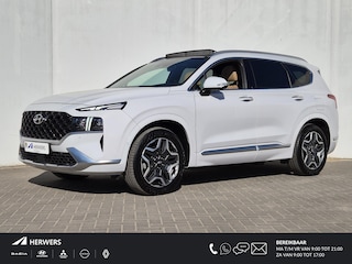 Hyundai Santa Fe 1.6 T-GDI PHEV Plug-in Premium Plus Sky Automaat / Afneembare Trekhaak / HUD / Trekgewicht 1350 kg / Elektrische bedienbare achterklep / Glazen schuif- en kanteldak / Stuur- en Stoelverwarming / Stoelventilatie voor /