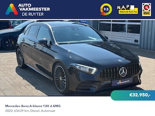 Mercedes-Benz A-klasse 180 d AMG | Widescreen | Camera | Sfeer | Carplay