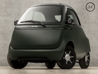 Micro Microlino L7 Competizione 10.5 kWh (LEASE 250,- P/M, DIRECT LEVERBAAR, NIEUW, VERSIE 2, LONDON MATT GREEN, 90 KM/H, 180KM ACTIERADIUS, NIEUW)