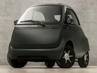 Micro Microlino L7 Competizione 10.5 kWh (LEASE 250,- P/M, DIRECT LEVERBAAR, NIEUW, VERSIE 2, LONDON MATT GREEN, 90 KM/H, 180KM ACTIERADIUS, NIEUW)
