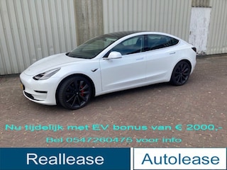 Tesla Model 3 Performance 4WD 486 pk  530 km WLTP 8 jaar garantie op accu 1e eigenaar