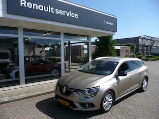 Renault Mégane Estate TCe 130 Limited PARK ASSIST A./ LM VELGEN/ R-LINK NAVIGATIE/ APPLE CAR PLAY/ANDROID AUTO/ CLIMATE- EN CRUISE CONTROLE/ ETC... DEALER ONDERHOUDEN! RIJKLAAR!