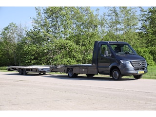 Mercedes-Benz Sprinter 519 1.9 CDI L3 | Tijhof Oprijwagen | Automaat | Luchtvering | 3.5t Trekhaak | Lier | incl.Aanhangwagen | BPM Vrij!