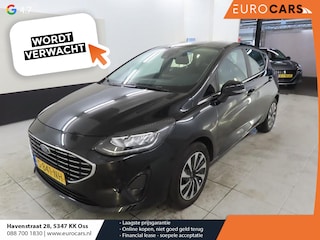 Ford Fiesta 1.0 EcoBoost Hybrid Titanium Climate control Navigatie Cruise control LED Apple Carplay/ Android Auto Achteruitrij camera Parkeersensor voor