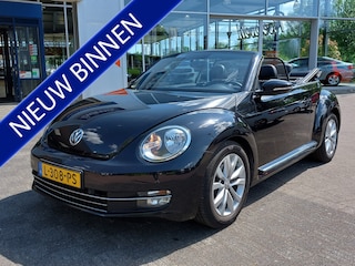 Volkswagen Beetle Cabriolet 1.2 TSI 105pk BlueMotion Design Edition | Navi | Clima | Cruise | Leder+Stoelverwarming | Pdc V+A | Mistlampen | 17''lm | Windscherm