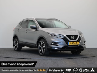 Nissan Qashqai 1.3 DIG-T Tekna | Halflederen bekleding | Panoramadak | 360 camera | Vol LED | Navigatie |