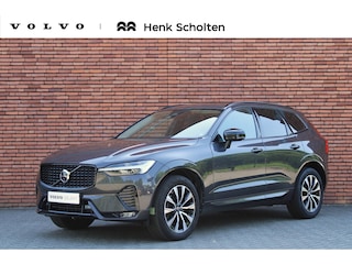 Volvo XC60 2.0 B4 Plus Dark Diesel | Platinum Grey Metallic | Intellisafe Line | Climate Line | Zwart Lederen Bekleding | Trekhaak semi Electrisch |