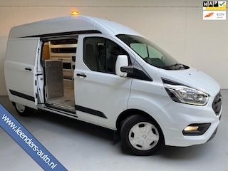 Ford Transit Custom SERVICEWAGEN LANG / HOOG 320 2.0 TDCI EURO6 L2H2 3PERSOONS TREND SORTIMO KASTEN V230 OMVORMER RIJKLAARPRIJS!