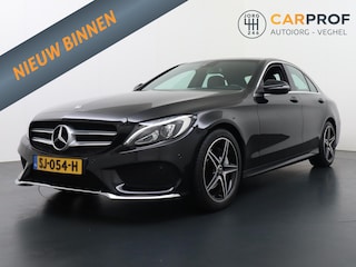 Mercedes-Benz C-klasse 180 Sport Edition AMG Styling Leder Burmester Camera Stoelverwarming Automaat