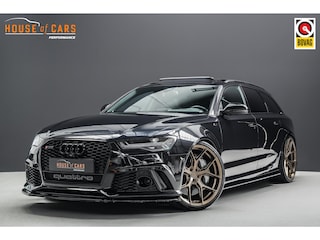 Audi A6 Avant 4.0 TFSI RS 6 quattro performance Pro Line Plus |keramisch|22 inch Vossen|stage 2 tune|B&O Advance|blind spot|memory|Apple Carplay|HUD|360 camera|panoramadak|