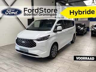 Ford Tourneo Custom 340 2.5 PHEV L2H1 8 persoons | Winter Pack | 360° Camera | 2x schuifdeur | Adapt. cruise | LED | 19" | Flexibel interieur