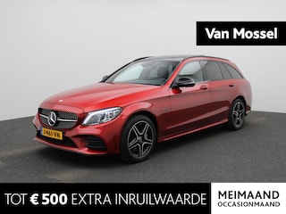 Mercedes-Benz C-klasse Estate 300 e Business Solution AMG Limited | Automaat | Panorama dak | Trekhaak | Leder | Navigatie | Climate control | Camera | Stoel verwarming | Multibeam