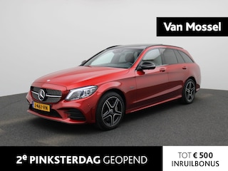 Mercedes-Benz C-klasse Estate 300 e Business Solution AMG Limited | Automaat | Panorama dak | Trekhaak | Leder | Navigatie | Climate control | Camera | Stoel verwarming | Multibeam