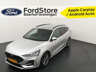 Ford Focus Wagon EcoBoost Hybrid 125 pk ST Line | NW. Model!! | Cruise | Clima | 17" LMV | Draadloos Carplay |