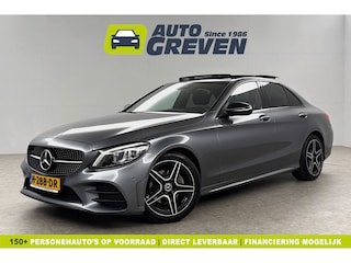 Mercedes-Benz C-klasse 180 AMG 157PK Pano Sfeerverl. Virtual LED 18"LMV Clima Cruise Camera Carplay Navi PDC