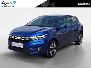 Dacia Sandero 90PK TCe Journey Automaat | Stoelverwarming | Airco | Camera | Parkeersensoren | Armsteun | Apple CarPlay/Android Auto | Lichtmetalen Velgen | Licht & Regen Sensor | Full LED |