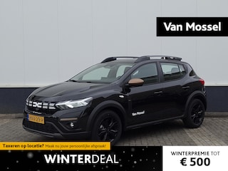 Dacia Sandero Stepway 1.1 TCe Extreme 110PK | Navigatie | Achteruitrijcamera | Parkeersensoren | Blind Spot Warning | Keyless | Climate Control | Lichtmetalen velgen 16" | Apple CarPlay & Android Auto