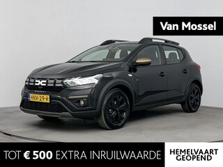 Dacia Sandero Stepway 1.1 TCe Extreme 110PK | Navigatie | Achteruitrijcamera | Parkeersensoren | Blind Spot Warning | Keyless | Climate Control | Lichtmetalen velgen 16" | Apple CarPlay & Android Auto