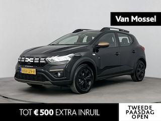 Dacia Sandero Stepway 1.1 TCe Extreme 110PK | Navigatie | Achteruitrijcamera | Parkeersensoren | Blind Spot Warning | Keyless | Climate Control | Lichtmetalen velgen 16" | Apple CarPlay & Android Auto