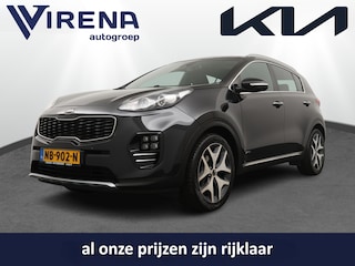 Kia Sportage 1.6 T-GDI 4WD GT-Line Automaat! - Climate Control - Cruise Control - Navigatie - Stoel/Stuur Verwarming - Leder - Lichtmetalen Velgen - Bovag Garantie