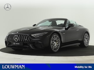 Mercedes-Benz SL Roadster 43 | AMG DYNAMIC PLUS pakket | AMG Nightpakket | V8 Stylingpakket exterieur | 21" 10-dubbelspaaks gesmede AMG-velgen, zilver | ENERGIZING-pakket | Burmester Surround Sound systeem | Parkeerpakket met achteruitrijcamera |