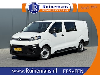 Citroën Jumpy 2.0 BlueHDI 123 PK / L3H1 / DUBBELE CABINE 6-PERS / 2.5 TONS TREKHAAK / AIRCO / CRUISE / NAVI / CARPLAY