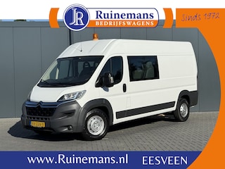 Citroën Jumper 35 2.2 HDI 150 PK / L3H2 MAXI / DUBBELE CABINE 7-PERS / AIRCO / CAMERA / INRICHTING / 3 TONS TREKHAAK