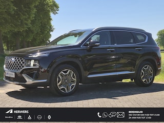 Hyundai Santa Fe 1.6 T-GDI PHEV Plug-in Premium Automaat / Apple Carplay Android Auto / Elektrische achterklep / Rondomzicht camera / Stuur- en Stoelverwarming / Adaptief CC / Stoelventilatie voor / Achterbank verwarming /
