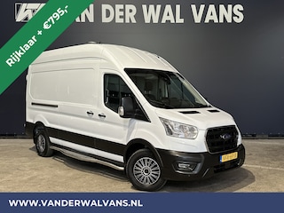 Ford Transit 2.0 TDCI 170pk L3H3 Euro6 RIJKLAAR Airco | Camera | Android auto | 3500kg Trekhaak | Cruisecontrol Sidebars, Parkeersensoren, bijrijdersbank, verwarmde voorruit