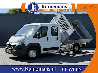 Citroën Jumper 35 2.2 HDI 150 PK PICK UP / 3 ZIJDIGE KIPPER / L4 MAXI / DUBBEL CABINE 7-PERS / AIRCO / 3 TONS TREKHAAK