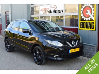 Nissan Qashqai 1.2 Tekna O.a: Panodak, 19 Inch L.M., Trekhaak, Navi, Dab, Half leder, Pdc, Camera, Etc.... Rijklaar! All-in prijs.