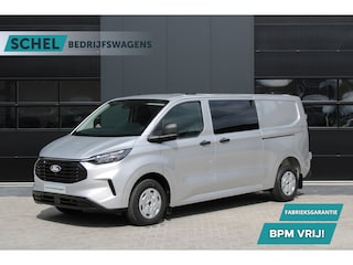 Ford Transit Custom 320 2.0 TDCI L2H1 Trend DC 150 pk - LED Koplampen - 5 Zits - 2x Schuifdeur - Stoelverwarming - Privacyglass