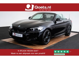 BMW 2-serie Cabrio 220i High Executive Edition M Sport - Cruise Control - Park Assistant - Stuurwielrand verwarmd - HiFi - verwarmde voorstoelen - PDC voor/achter - Achteruitrijcamera - Windscherm - Middenarmsteun voor -