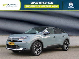 Citroën C4 EV 54kWh 156pk Max I Pack Techno I Two Tone dak I Verwarmbare voorruit I Adaptive Cruise I Camera I Stuurwielverwarming I Stoelverwarming