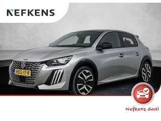 Peugeot 208 GT Hybrid 136pk Automaat | Navigatie | Panoramadak | Camera v+a | Climate Control | Adaptieve Cruise Control | Parkeersensoren v+a | Armsteun | Keyless | Full Led koplampen | Dodehoeksensor| Half lederen sportstoelen | Bluetooth | Apple CarPlay / Android Auto | DAB+ radio | Donker getint glas | 17" lichtmetalen velgen |