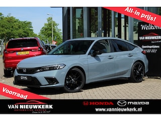Honda Civic 2.0 HYBRID 184PK Automaat Sport Draadloze Telefoonlader Draadloze Carplay 18inch
