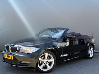 BMW 1-serie Cabrio BWJ 2009 118i 143 PK High Executive CRUISE / CLIMA / STOELVERW. / HALF LEDER / LMV