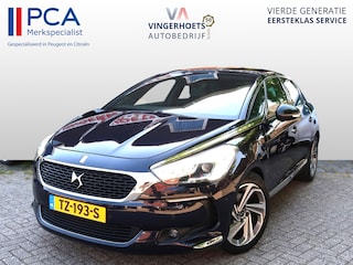 DS 5 1.6-16v. 165 Pk. *** BOMVOL *** * Zwart Leder * Massage Verwarming * Panoramadak * Trekhaak * Navigatie * L.M.Velgen * Achteruitrij Camera * Vingerhoets: Vierde Generatie Eersteklas Service !