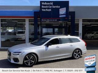 Volvo V90 2.0 T4 Business Sport / Automaat / NL-Auto / Dealer-Onderhouden / 1e-Eigenaar / R-Design / Polestar-Engineered / Apple-Carplay & Android-Auto / Luxe Vol-Leder / Stoelverwarming / Harman-Kardon / Keyless / LED / DAB Radio-Bluetooth / Navi / Adaptieve Cruise-Control / Electronic Climate-Control / Pilot-Assist / Autom. Stoelen met geheugen / E-Achterklep / PDC V+A / 18'' LMV / ENZ.